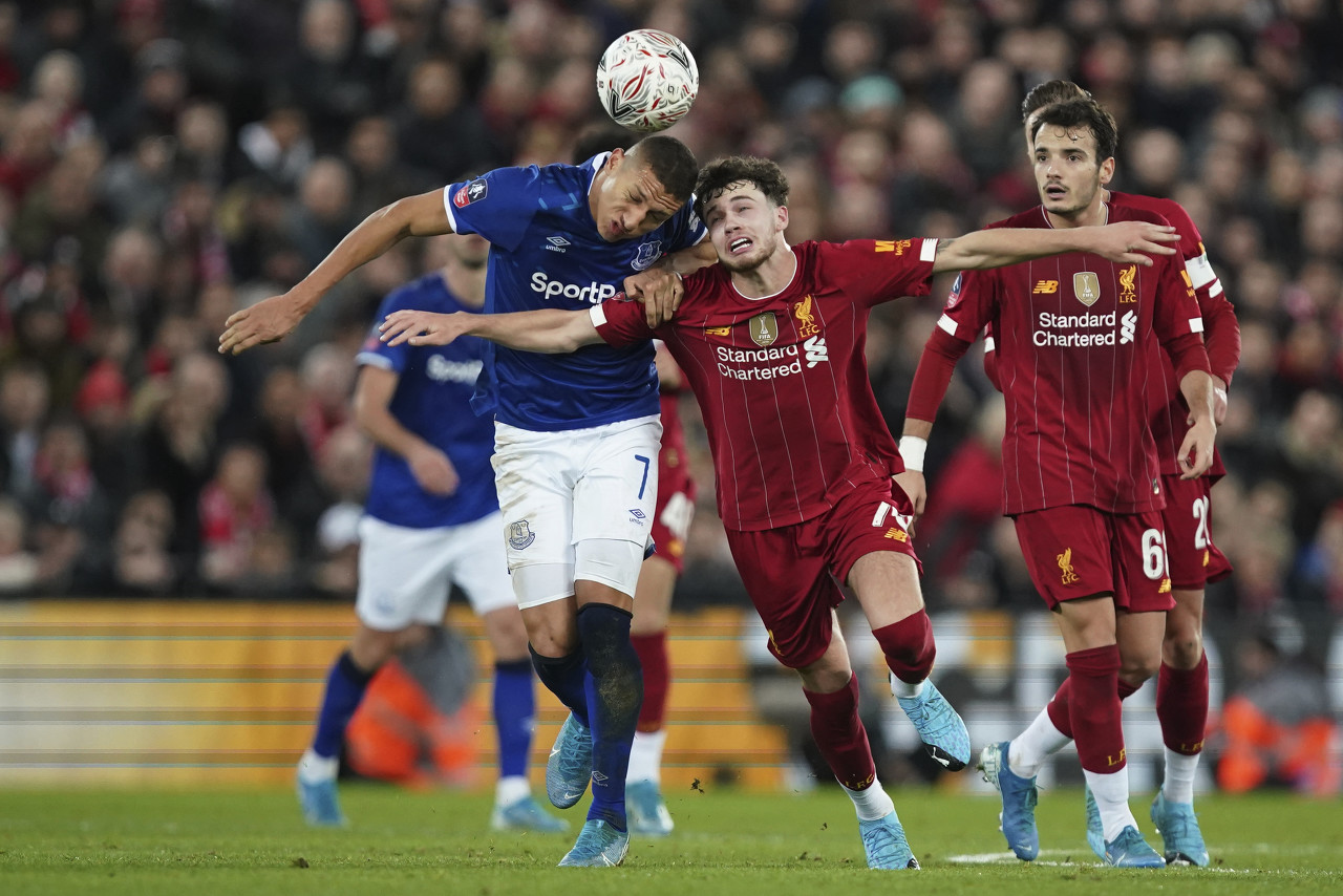 西甲第19轮巴萨主场3-1逆转马竞 奥尔莫进球